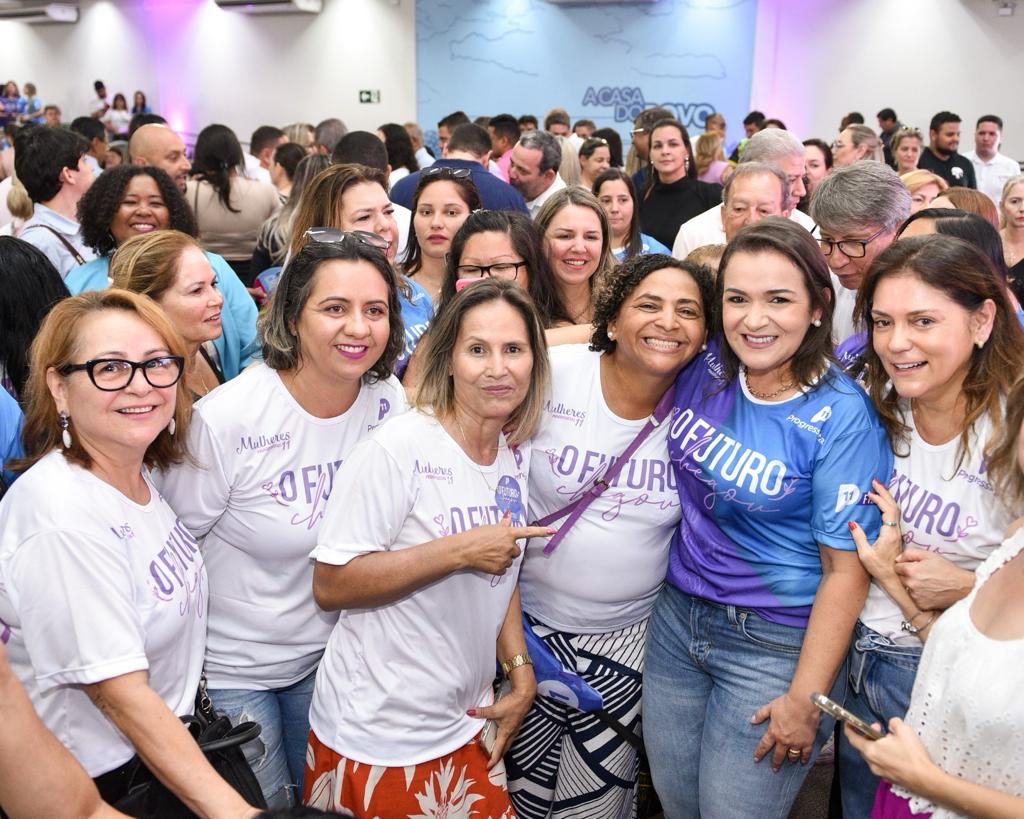 Com prefeita e senadora, ato do PP atrai filiação de duas mil mulheres